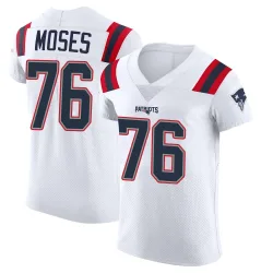 Men's Morgan Moses New England Patriots No.76 Elite Vapor Untouchable Jersey - White
