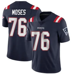 Men's Morgan Moses New England Patriots No.76 Limited Team Color Vapor Untouchable Jersey - Navy