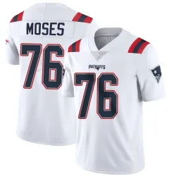 Men's Morgan Moses New England Patriots No.76 Limited Vapor Untouchable Jersey - White