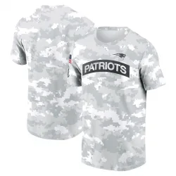 Men's New England Patriots No. 2024 Salute To Service Performance T-Shirt - Arctic Camo