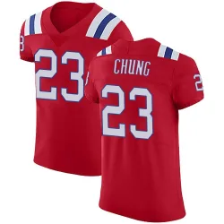 Men's Patrick Chung New England Patriots No.23 Elite Vapor Untouchable Alternate Jersey - Red
