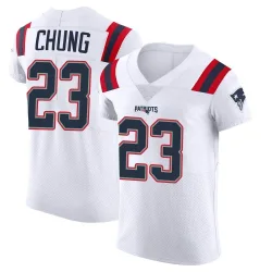 Men's Patrick Chung New England Patriots No.23 Elite Vapor Untouchable Jersey - White