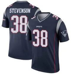 Men's Rhamondre Stevenson New England Patriots No.38 Legend Jersey - Navy