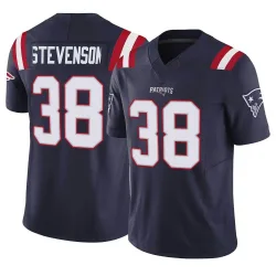Men's Rhamondre Stevenson New England Patriots No.38 Limited Vapor F.U.S.E. Jersey - Navy