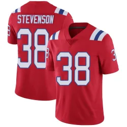 Men's Rhamondre Stevenson New England Patriots No.38 Limited Vapor Untouchable Alternate Jersey - Red