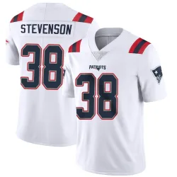 Men's Rhamondre Stevenson New England Patriots No.38 Limited Vapor Untouchable Jersey - White