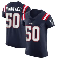 Men's Rob Ninkovich New England Patriots No.50 Elite Team Color Vapor Untouchable Jersey - Navy