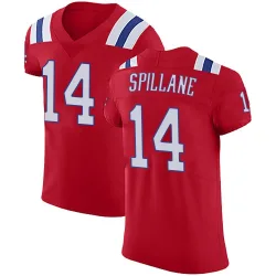 Men's Robert Spillane New England Patriots No.14 Elite Vapor Untouchable Alternate Jersey - Red