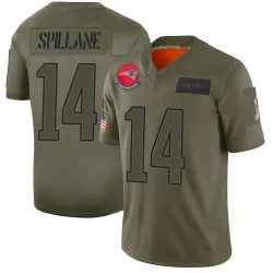 Men's Robert Spillane New England Patriots No.14 Limited 2019 Salute to Service Jersey - Camo