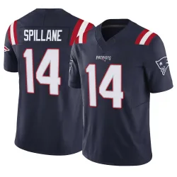 Men's Robert Spillane New England Patriots No.14 Limited Vapor F.U.S.E. Jersey - Navy