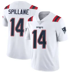 Men's Robert Spillane New England Patriots No.14 Limited Vapor Untouchable Jersey - White