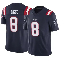 Men's Stefon Diggs New England Patriots No.8 Limited Vapor F.U.S.E. Jersey - Navy