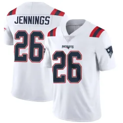 Men's Terrell Jennings New England Patriots No.26 Limited Vapor Untouchable Jersey - White