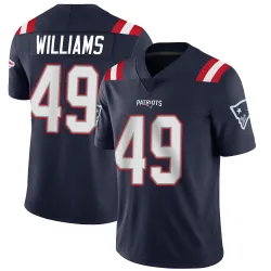 Men's Trayveon Williams New England Patriots No.49 Limited Team Color Vapor Untouchable Jersey - Navy