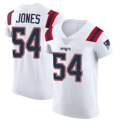 Men's Truman Jones New England Patriots No.54 Elite Vapor Untouchable Jersey - White