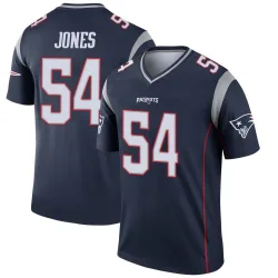 Men's Truman Jones New England Patriots No.54 Legend Jersey - Navy