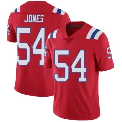 Men's Truman Jones New England Patriots No.54 Limited Vapor Untouchable Alternate Jersey - Red