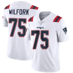 Men's Vince Wilfork New England Patriots No.75 Limited Vapor Untouchable Jersey - White