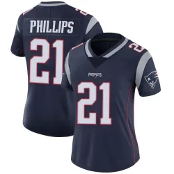 Women's Adrian Phillips New England Patriots No.21 Limited Team Color Vapor Untouchable Jersey - Navy