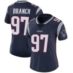 Women's Alan Branch New England Patriots No.97 Limited Team Color Vapor Untouchable Jersey - Navy
