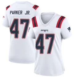 Women's Andrew Parker Jr. New England Patriots No.47 Game Jersey - White