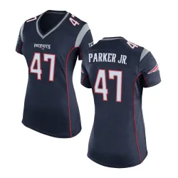 Women's Andrew Parker Jr. New England Patriots No.47 Game Team Color Jersey - Navy Blue