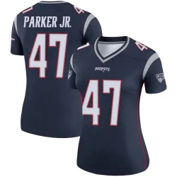 Women's Andrew Parker Jr. New England Patriots No.47 Legend Jersey - Navy