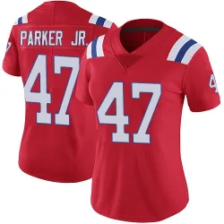 Women's Andrew Parker Jr. New England Patriots No.47 Limited Vapor Untouchable Alternate Jersey - Red