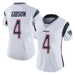 Women's Antonio Gibson New England Patriots No.4 Limited Vapor Untouchable Jersey - White