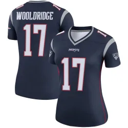 Women's Ben Wooldridge New England Patriots No.17 Legend Jersey - Navy