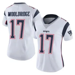 Women's Ben Wooldridge New England Patriots No.17 Limited Vapor Untouchable Jersey - White