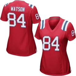 Women's Benjamin Watson New England Patriots No.84 Game Alternate Jersey - Red