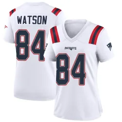 Women's Benjamin Watson New England Patriots No.84 Game Jersey - White