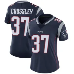 Women's Brandon Crossley New England Patriots No.37 Limited Team Color Vapor Untouchable Jersey - Navy