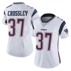 Women's Brandon Crossley New England Patriots No.37 Limited Vapor Untouchable Jersey - White