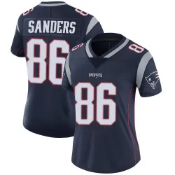 Women's Braylon Sanders New England Patriots No.86 Limited Team Color Vapor Untouchable Jersey - Navy