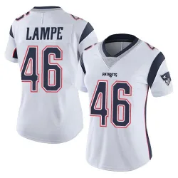 Women's Brock Lampe New England Patriots No.46 Limited Vapor Untouchable Jersey - White
