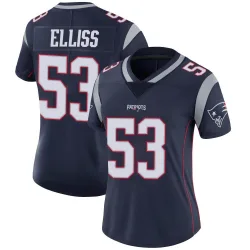 Women's Christian Elliss New England Patriots No.53 Limited Team Color Vapor Untouchable Jersey - Navy