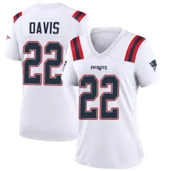 Women's Cody Davis New England Patriots No.22 Game Jersey - White
