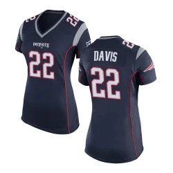 Women's Cody Davis New England Patriots No.22 Game Team Color Jersey - Navy Blue