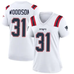 Women's Craig Woodson New England Patriots No.31 Game Jersey - White