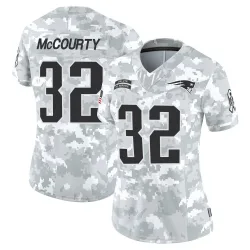 Women's Devin McCourty New England Patriots No.32 Limited 2024 Salute to Service Jersey - Arctic Camo