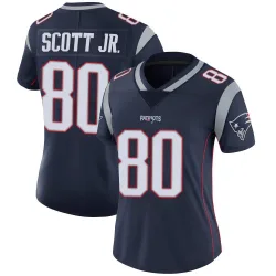 Women's Gee Scott Jr. New England Patriots No.80 Limited Team Color Vapor Untouchable Jersey - Navy