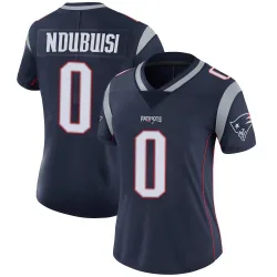 Women's Haggai Ndubuisi New England Patriots No.0 Limited Team Color Vapor Untouchable Jersey - Navy