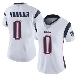 Women's Haggai Ndubuisi New England Patriots No.0 Limited Vapor Untouchable Jersey - White