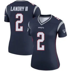 Women's Harold Landry III New England Patriots No.2 Legend Jersey - Navy