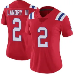 Women's Harold Landry III New England Patriots No.2 Limited Vapor Untouchable Alternate Jersey - Red