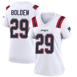 Women's Isaiah Bolden New England Patriots No.29 Game Jersey - White