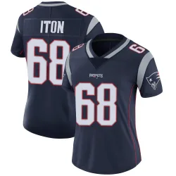 Women's Isaiah Iton New England Patriots No.68 Limited Team Color Vapor Untouchable Jersey - Navy