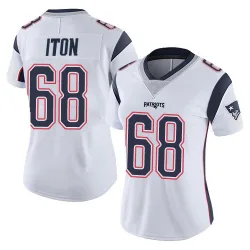 Women's Isaiah Iton New England Patriots No.68 Limited Vapor Untouchable Jersey - White
